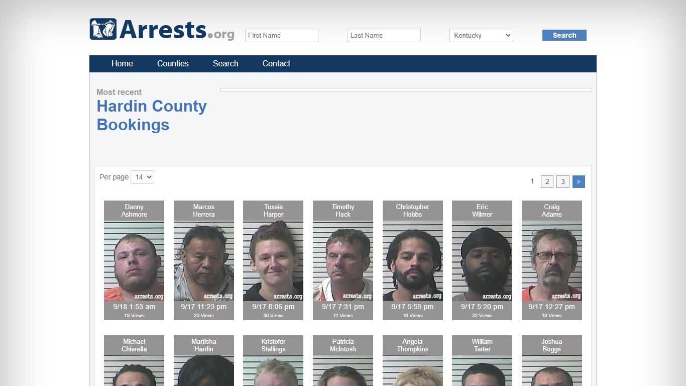 Hardin County Arrests and Inmate Search